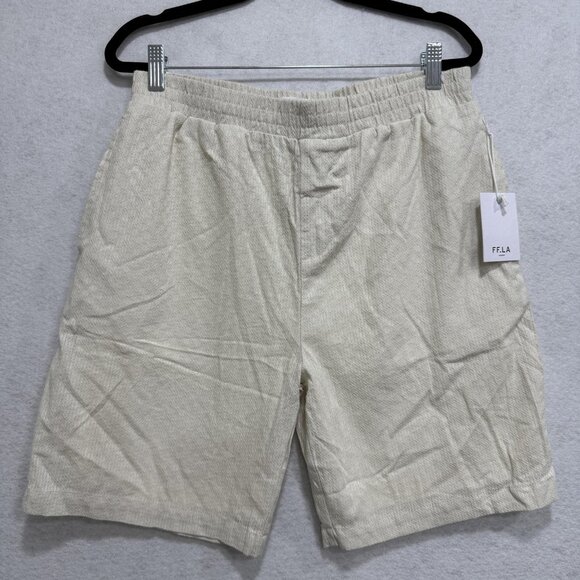 FF.LA Somerset Shorts Mens Medium Jacquard Textured Drawstring Casual - Picture 1 of 13